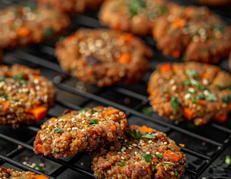 GALETTES DE QUINOA AUX LÉGUMES ET POULET POUR BÉBÉ (DÈS 9 MOIS)