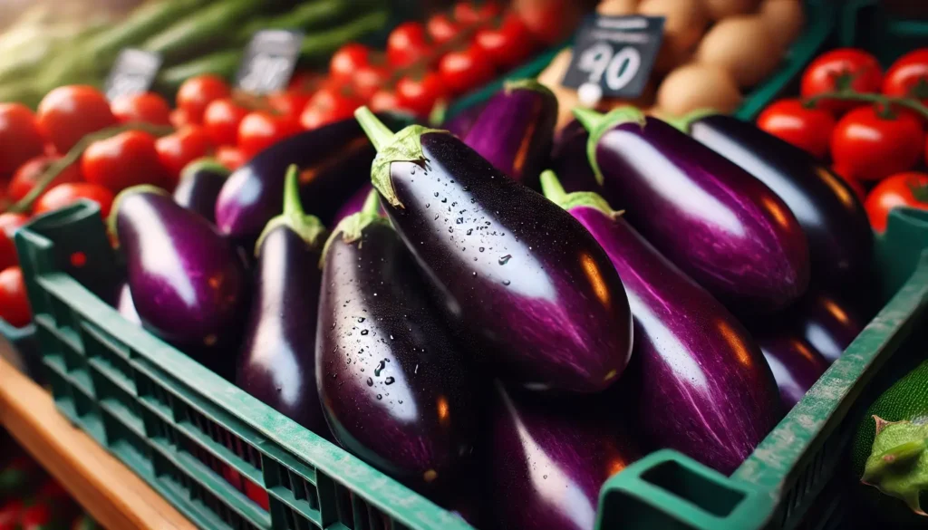 Allergie bébé aubergine