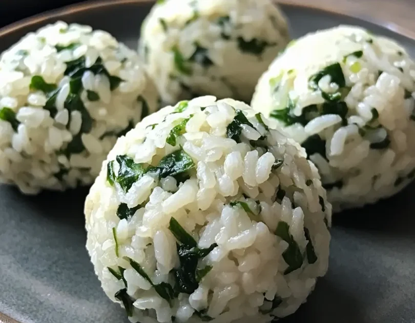 Boules de riz épinard DME bébé