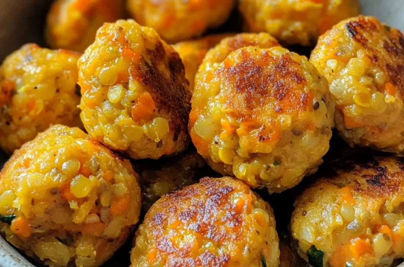 Boulettes lentilles carottes en DME