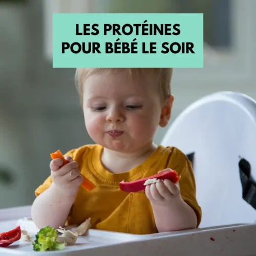 Les protéines pour bébé le soir : guide complet pour les parents