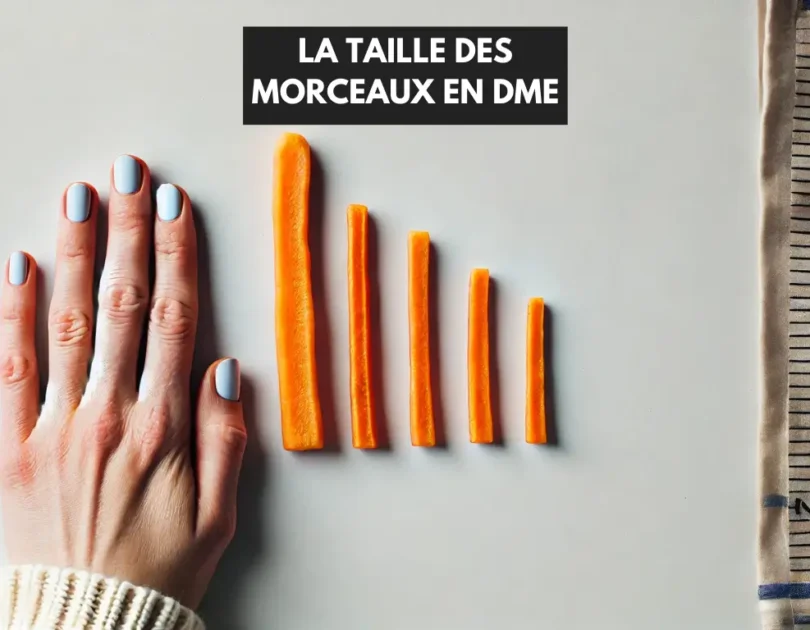 Taille des morceaux DME pour le guide des parents