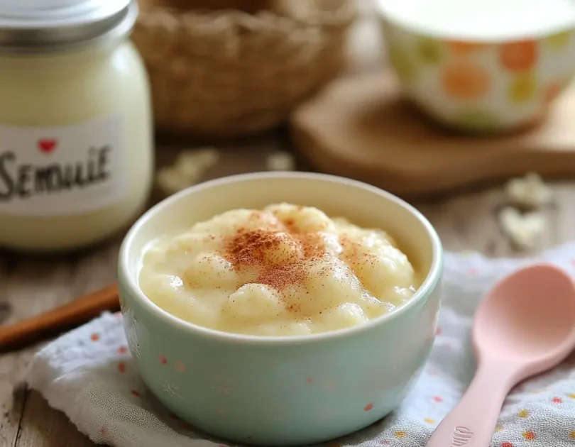 Recette de Crème de Semoule Douce pour Bébé dès 8 Mois