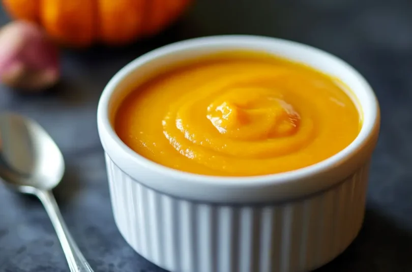 Velouté de potimarron et patate douce pour bébé (dès 6 mois)