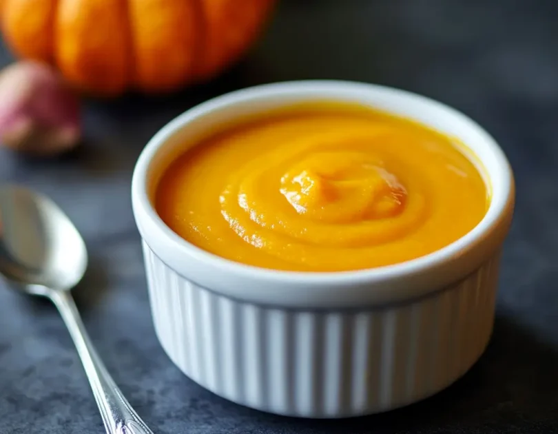 Velouté de potimarron et patate douce pour bébé (dès 6 mois)