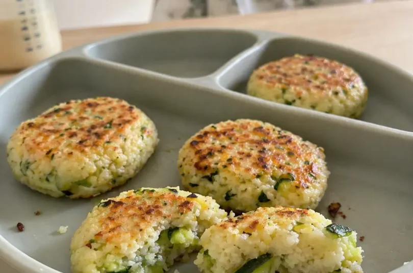 croquettes de semoule aux courgettes pour bébé dès 10 mois recette DME