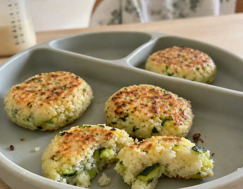 croquettes de semoule aux courgettes pour bébé dès 10 mois recette DME